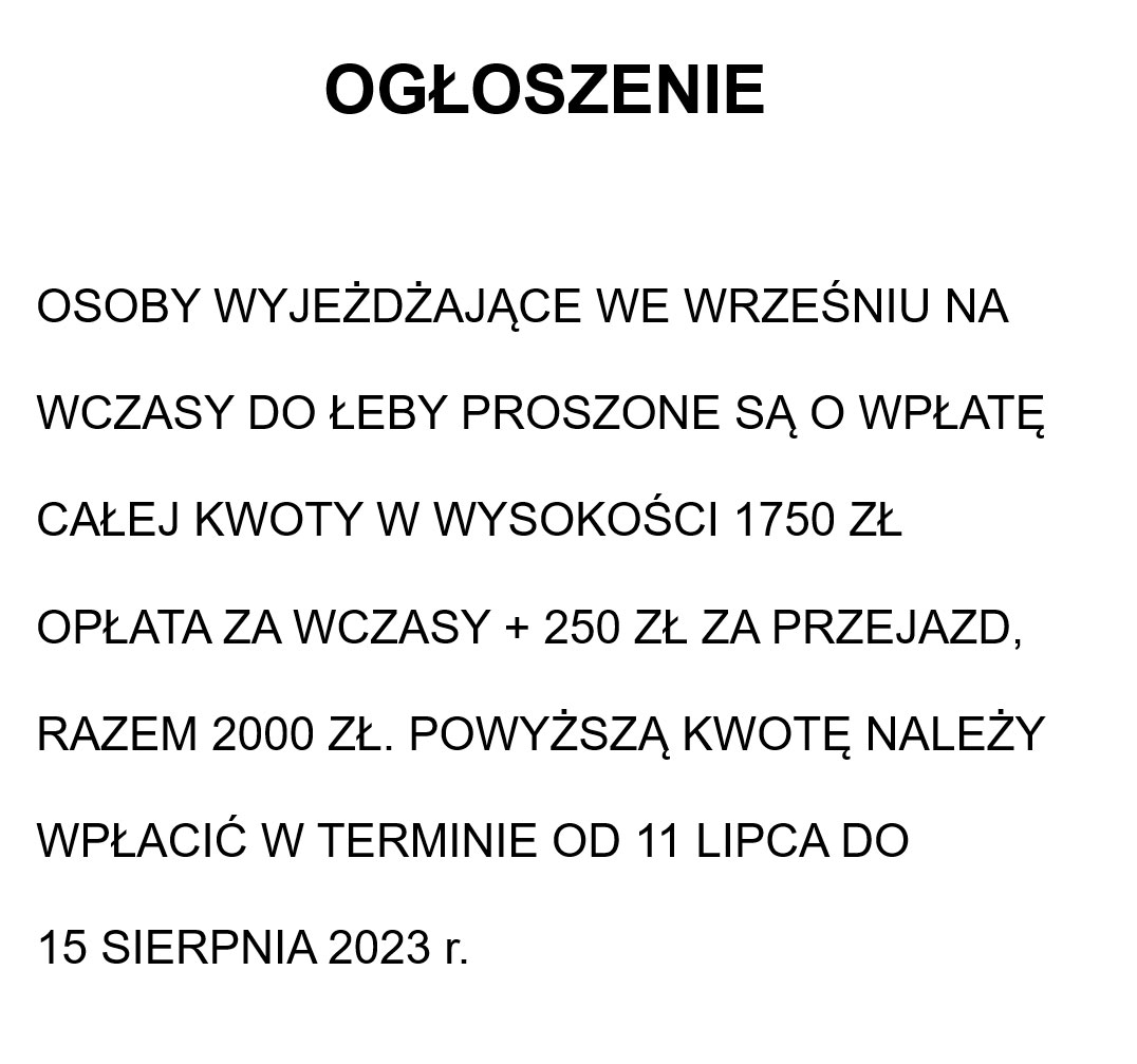 Ogłoszenie