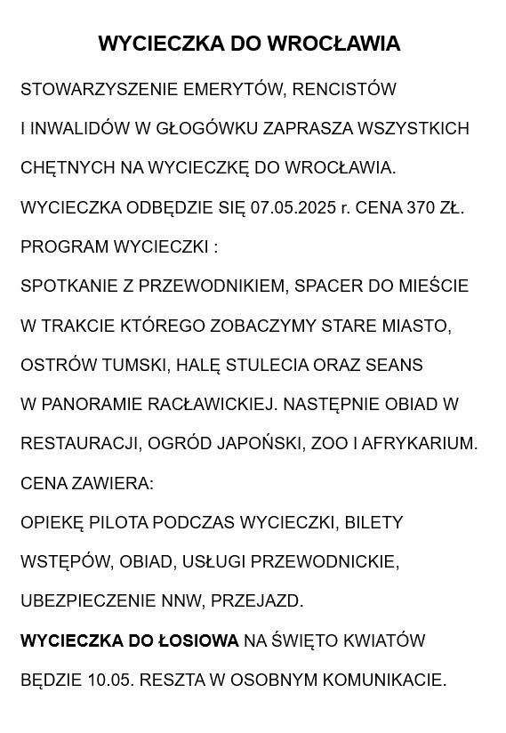 Ogłoszenie