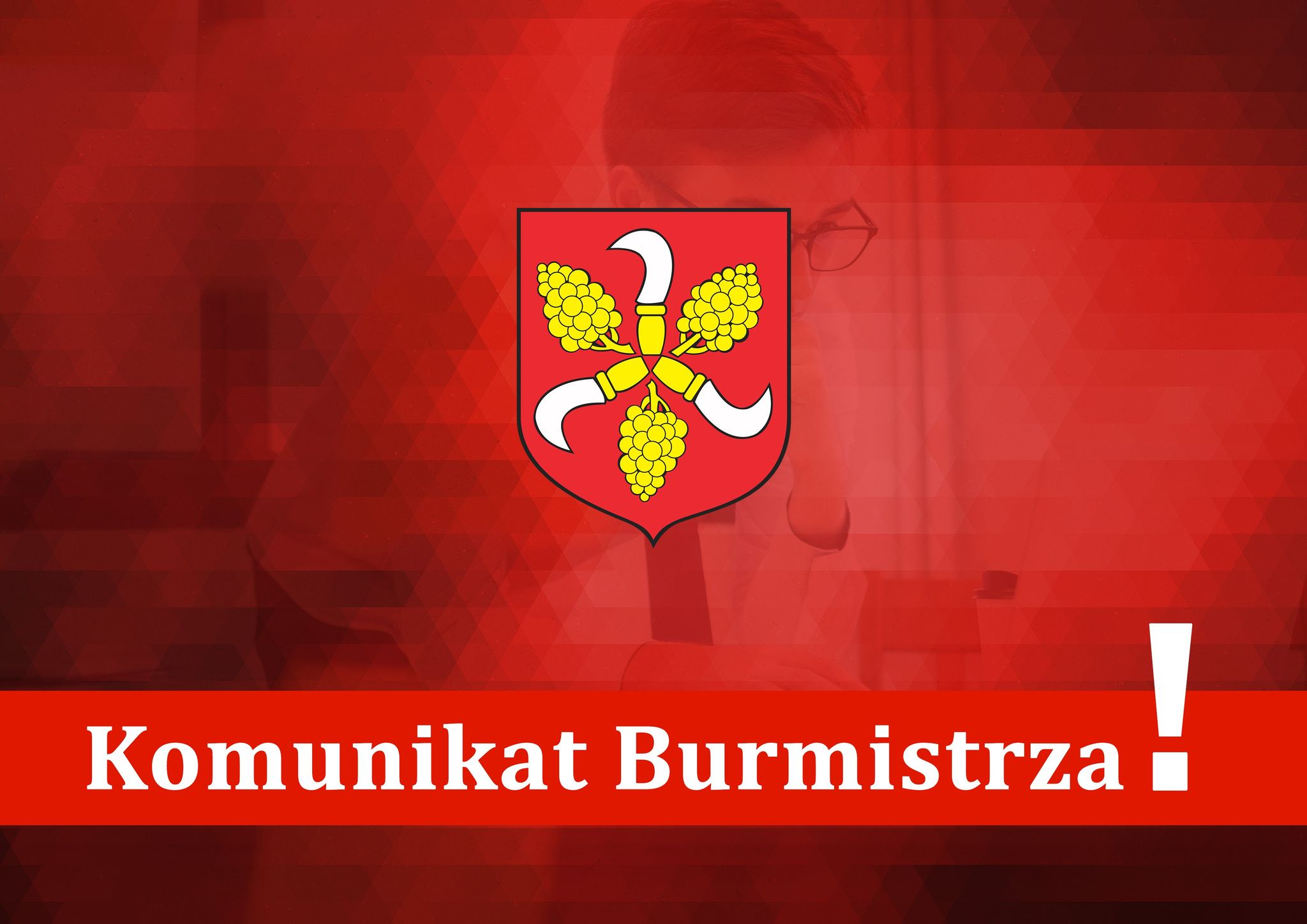 Plakat - Komunikat burmistrza