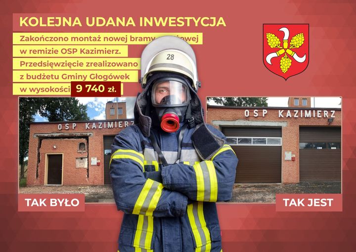 Plakat informacyjny dot. dofinansowania modernizacji bram w Kazimierzu