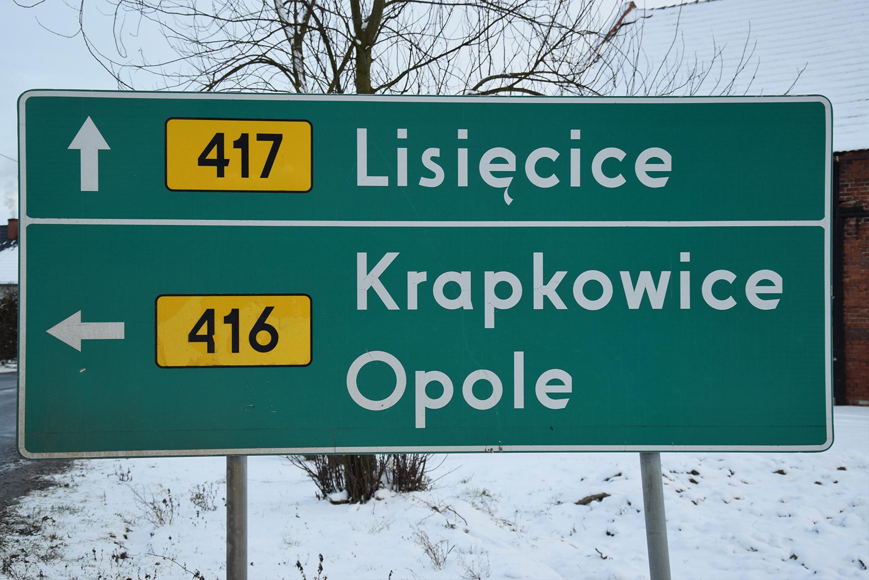 Skrzyżowanie w Szonowie